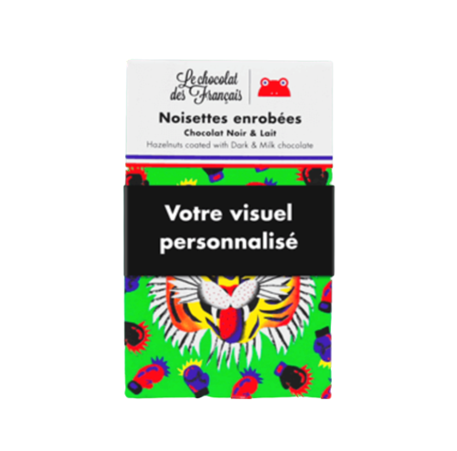 Mini tablette de chocolat noir éclats de noisettes Dream Act Pro