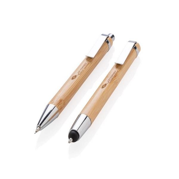 duo stylo en bambou