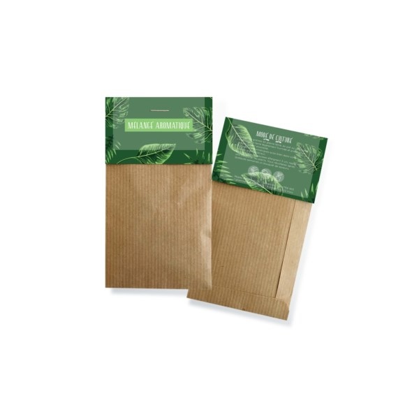 Sachet de Graines en papier kraft avec cavalier -