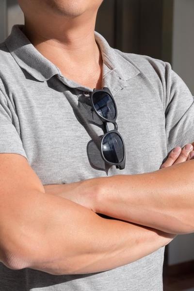 Lunettes de soleil en fibre de paille - 1