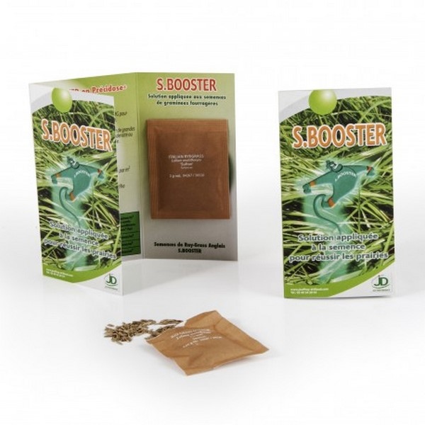 Carte en papier recyclé et  graines bio 15x24cm - 3