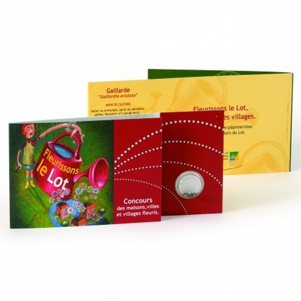 Carte capsules de graines bios - Made in France -