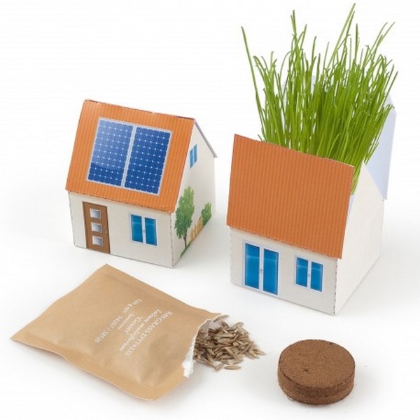 Kit de plantation Maison écolo avec graines bio -