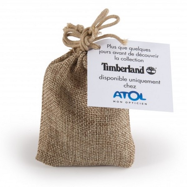 Graines bio et terre, sachet en toile de jute -