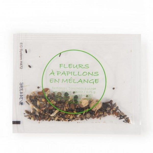 Carte sachet de graines bio - Made in France -