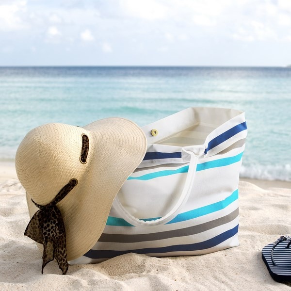 BIO MARINE - Sac de plage XL 100% coton bio -