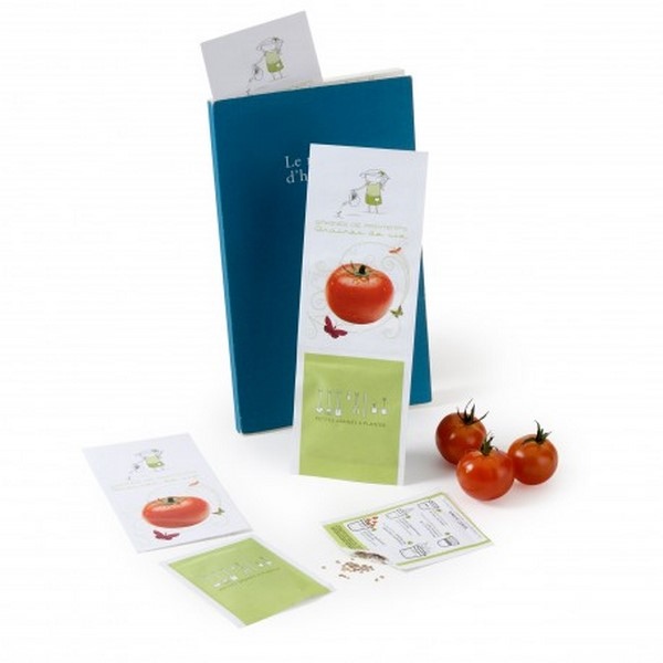 marque-page avec sachet de graines à semer