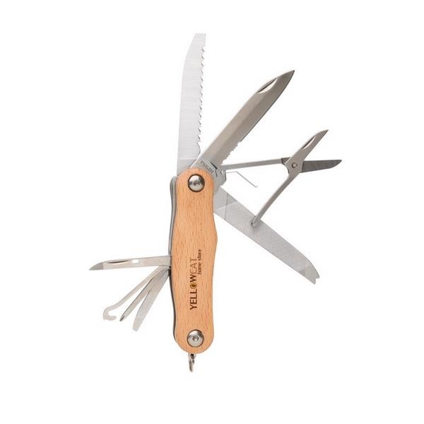 Couteau de poche multifonctions en bois - 3