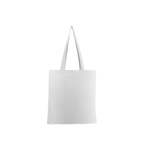 Sac en coton biologique blanc 38 x 42 cm - production express