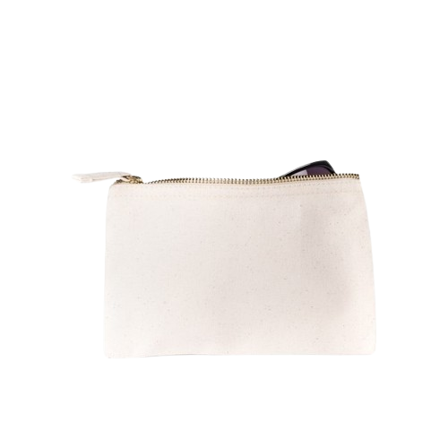 Trousse en coton biologique 22,5 X 13 cm - production express