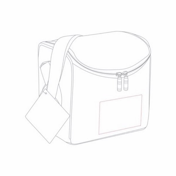 Sac lunch isotherme en plastique recyclé -