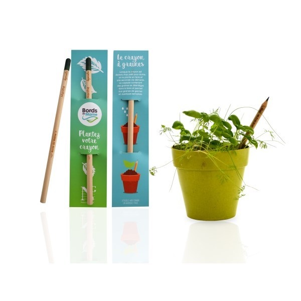 Crayon Sprout personnalisé à graines, capsule à planter - 1