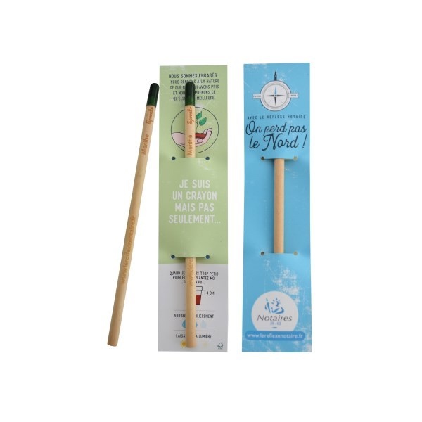 Crayon Sprout personnalisé à graines, capsule à planter - 2