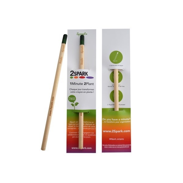 Crayon Sprout personnalisé à graines, capsule à planter - 4