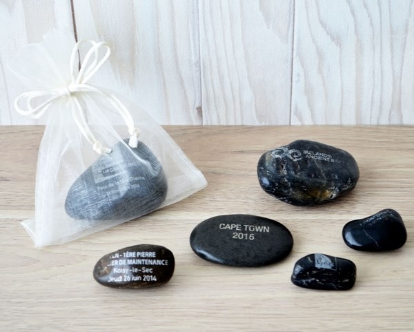 Galet personnalisé - petit format 3/5 cm -