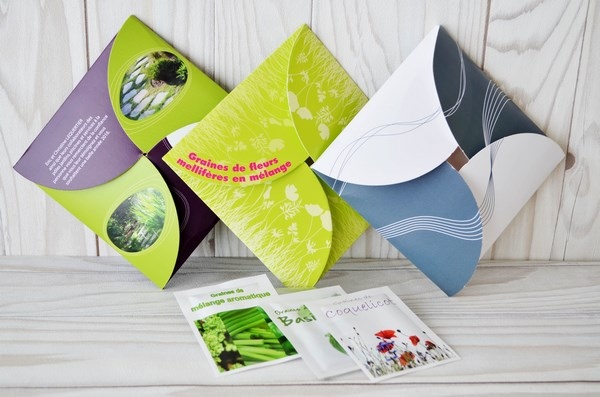 Carte Ecologique avec sachet de graines -
