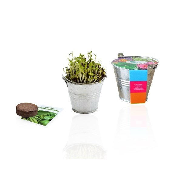 Kit de plantation pot en zinc standard -