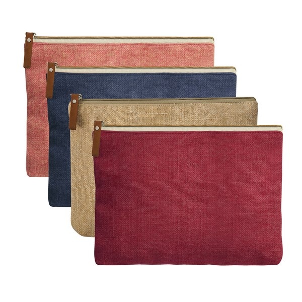 Trousse de voyage/cosmétique en jute