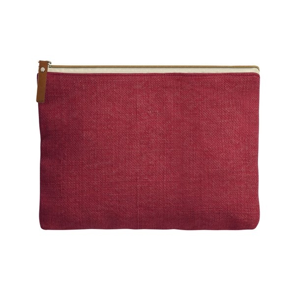 Trousse de voyage/cosmétique en jute -