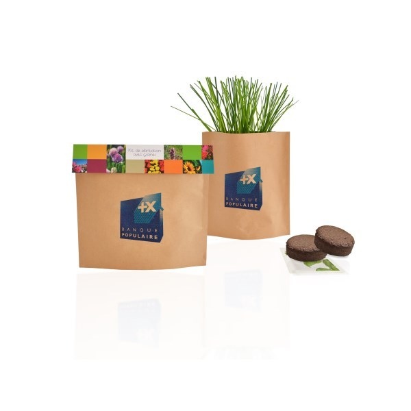 Kit de plantation Pot Kraft Pop-up