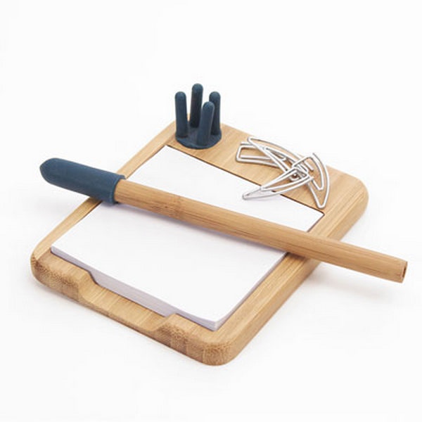 Set papeterie aimanté 100% bambou -