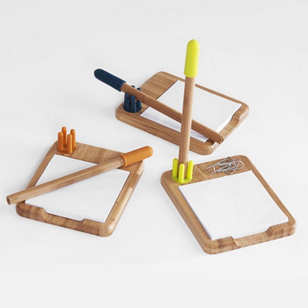 Set papeterie aimanté 100% bambou -