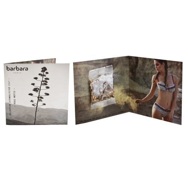 Carte 2 volets sachet de graines