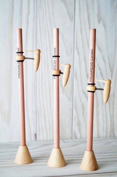 Crayon bois ludique - pic-vert - 1