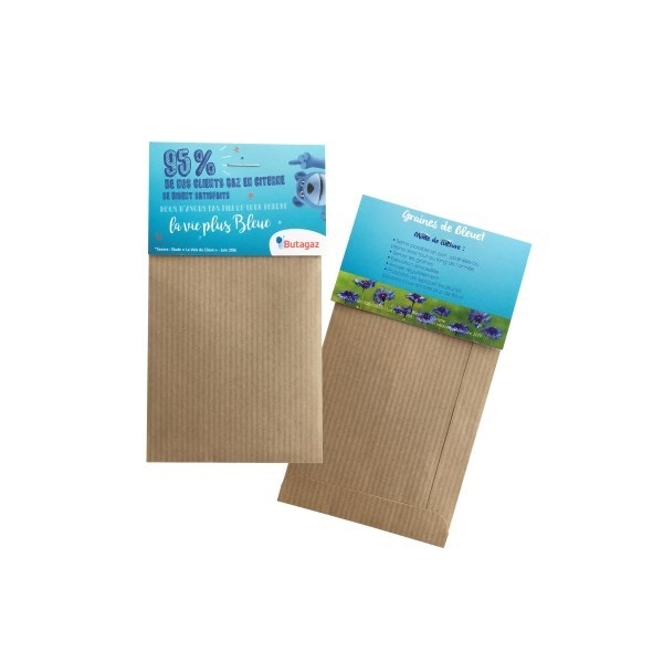 Sachet de graines Kraft brun - 3