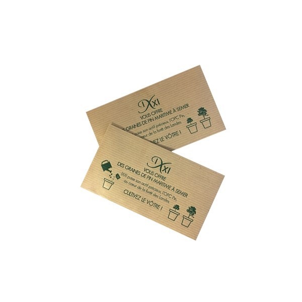 Sachet de graines Kraft brun - 6