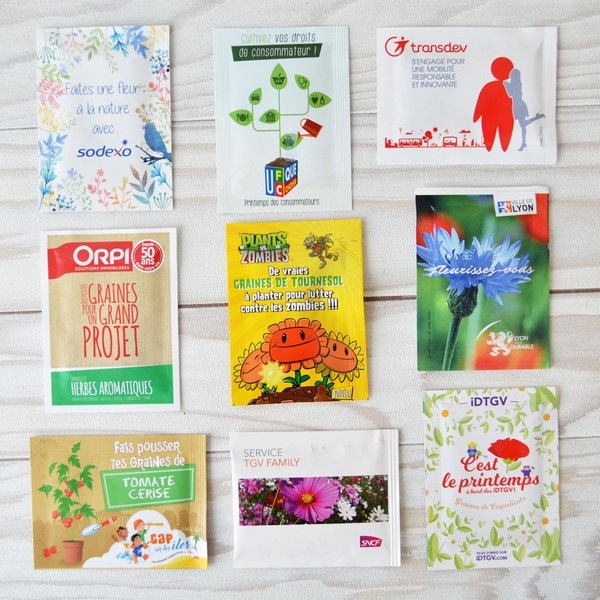 Sachet de graines 60x80 mm - 1