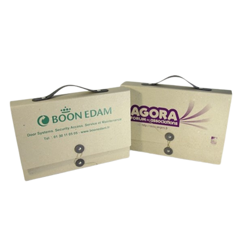 Valisette en carton recyclé