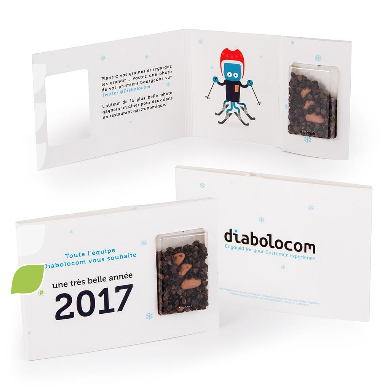 Carte capsule de graines