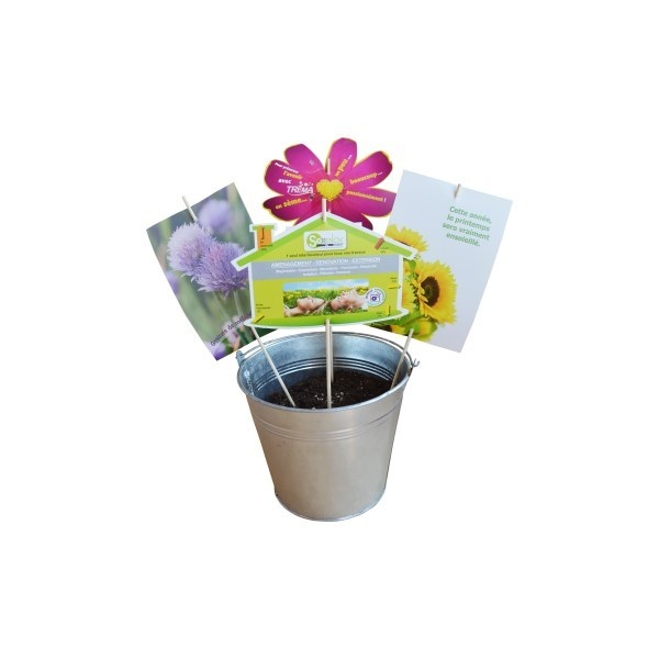 Carte de semis personnalisable sur tige -