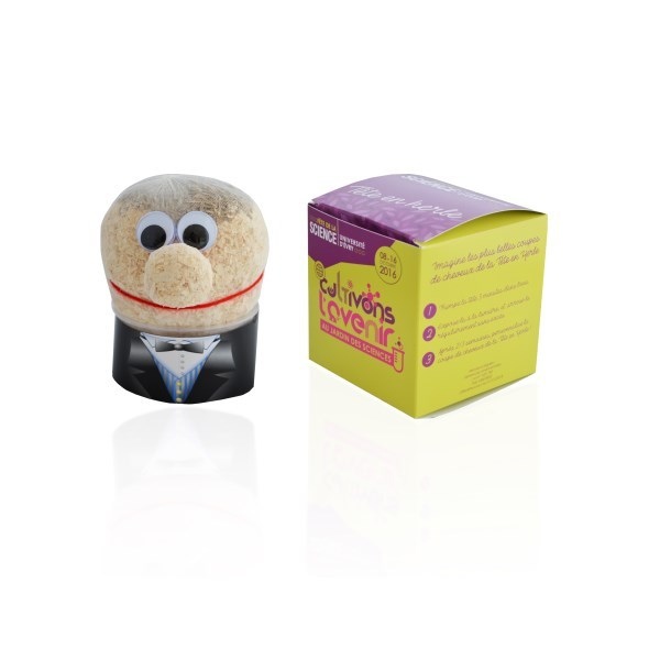 Tête en Herbe - Cube