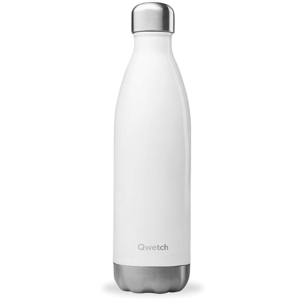 Gourde bouteille isotherme - Inox Brossé - 500ml - Qwetch