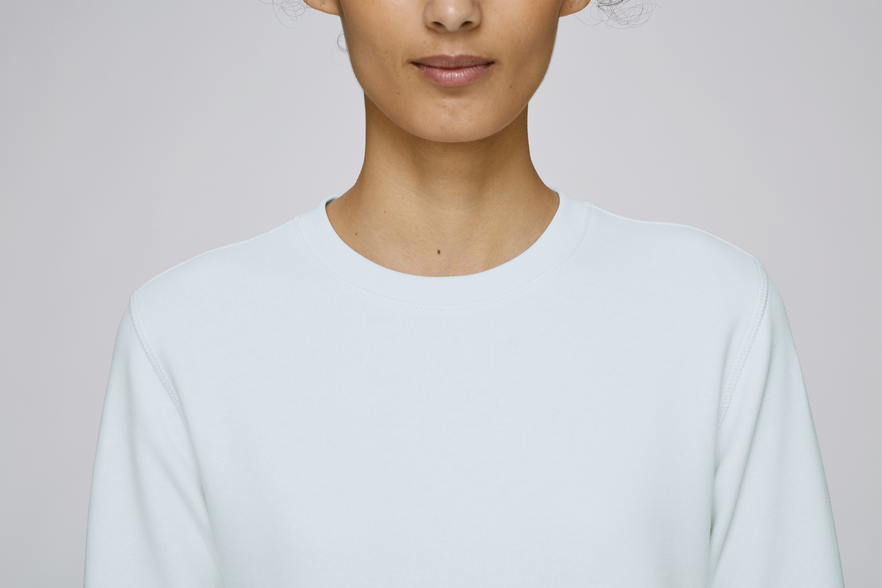 Sweat-shirt à manches, coton bio/polyester recyclé -