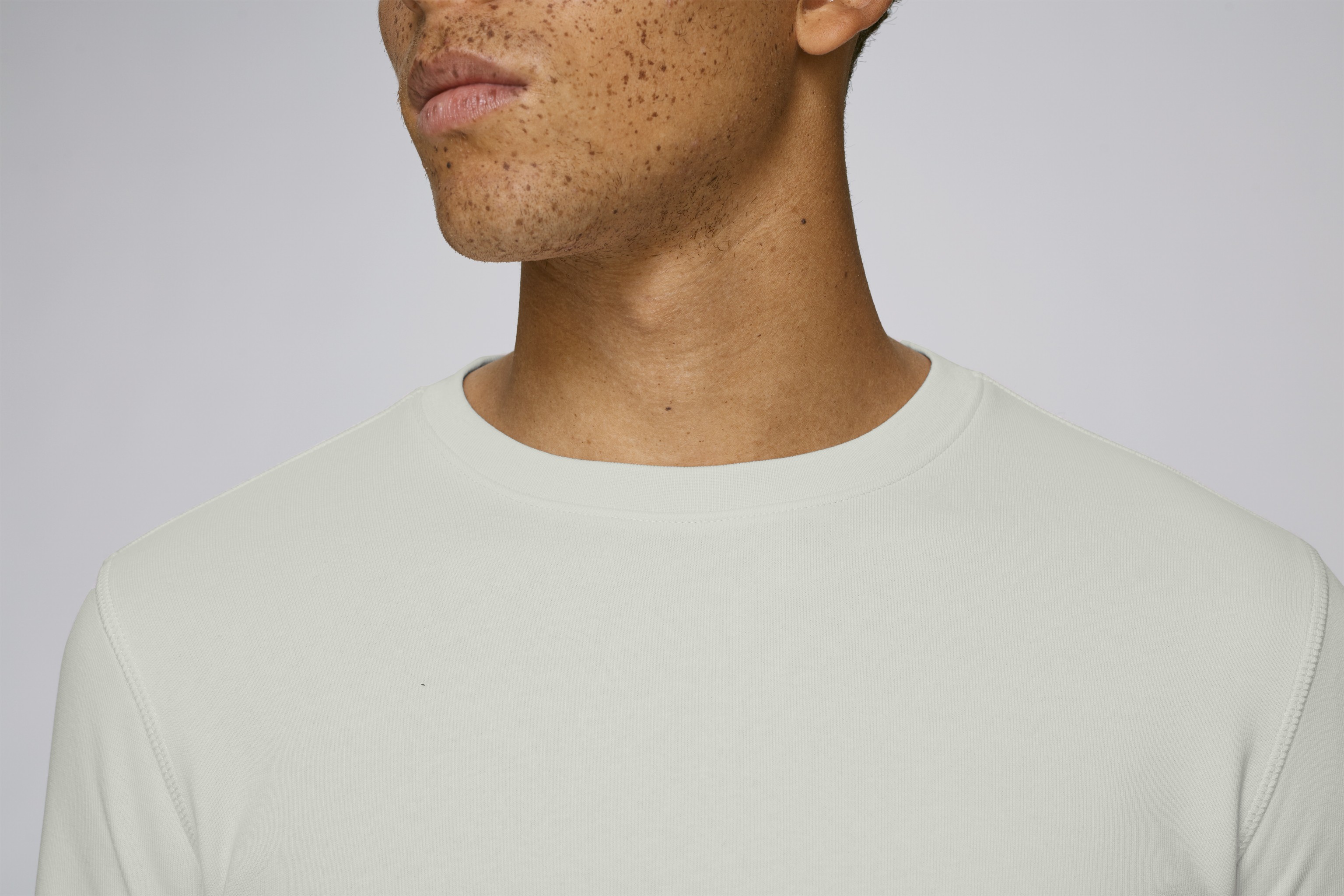 Sweat-shirt à manches, coton bio/polyester recyclé -