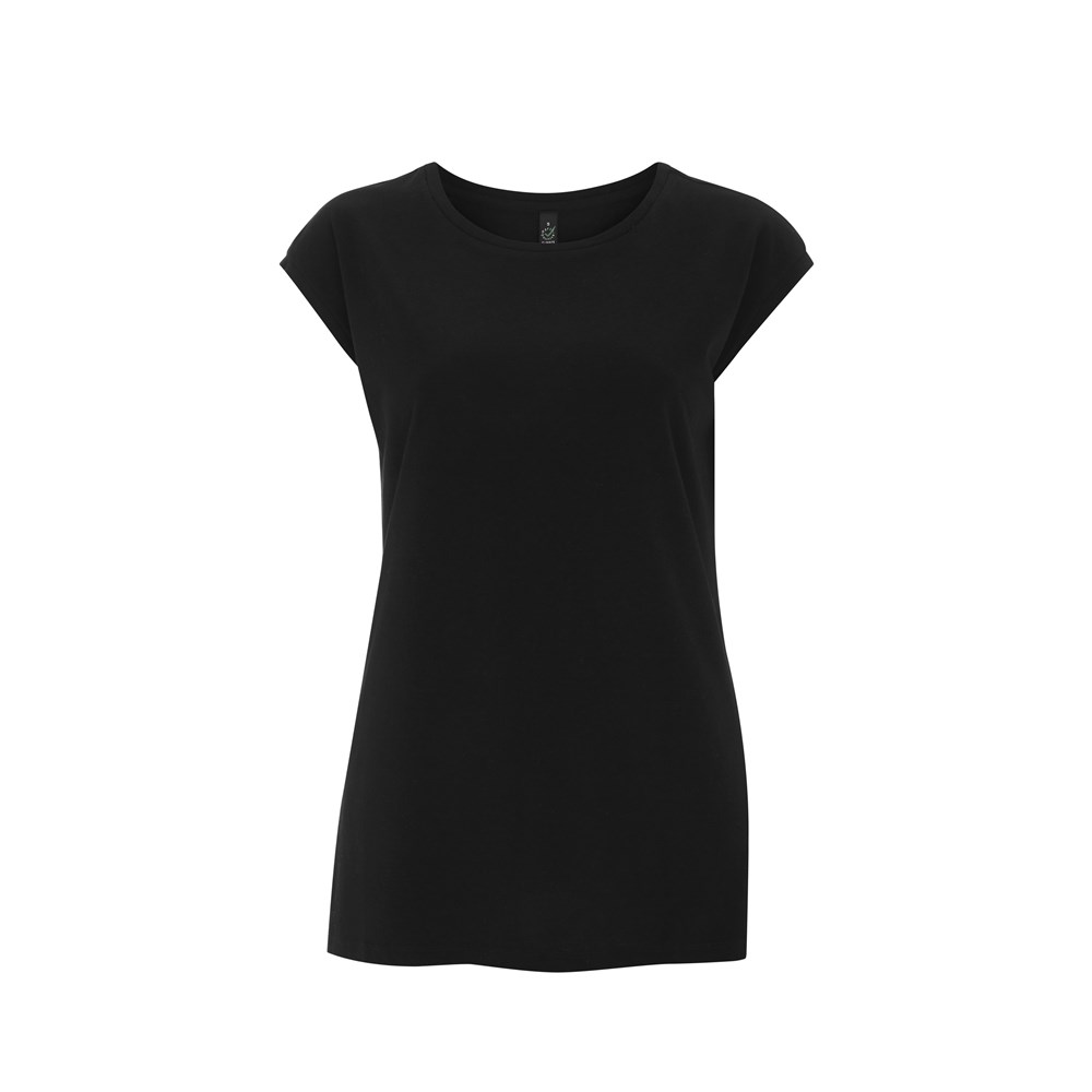 T-Shirt femme délavé - Tencel mélangé et coton bio -