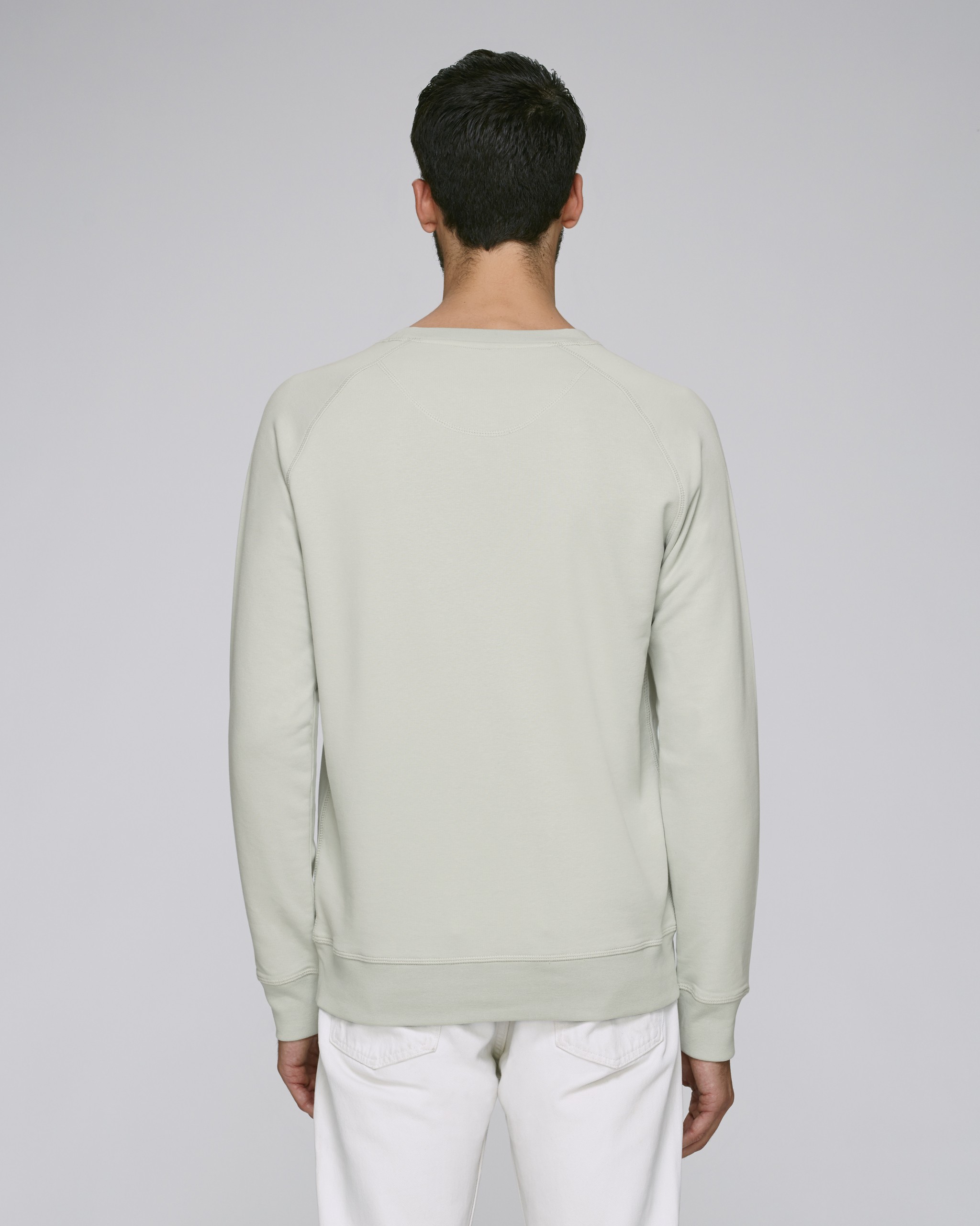 Sweat-shirt coton bio à col rond - homme -