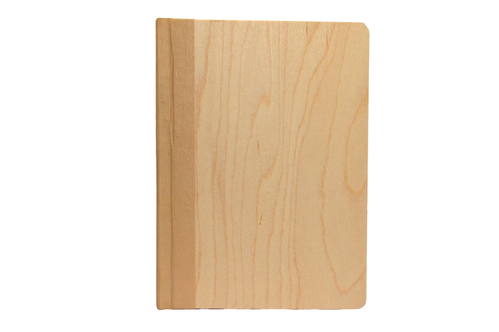 Cahier A5 en bois et papier recyclé, Made in France - 2