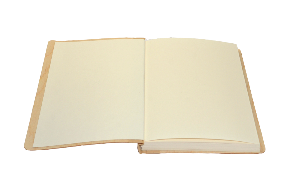 Cahier A5 en bois et papier recyclé, Made in France - 4