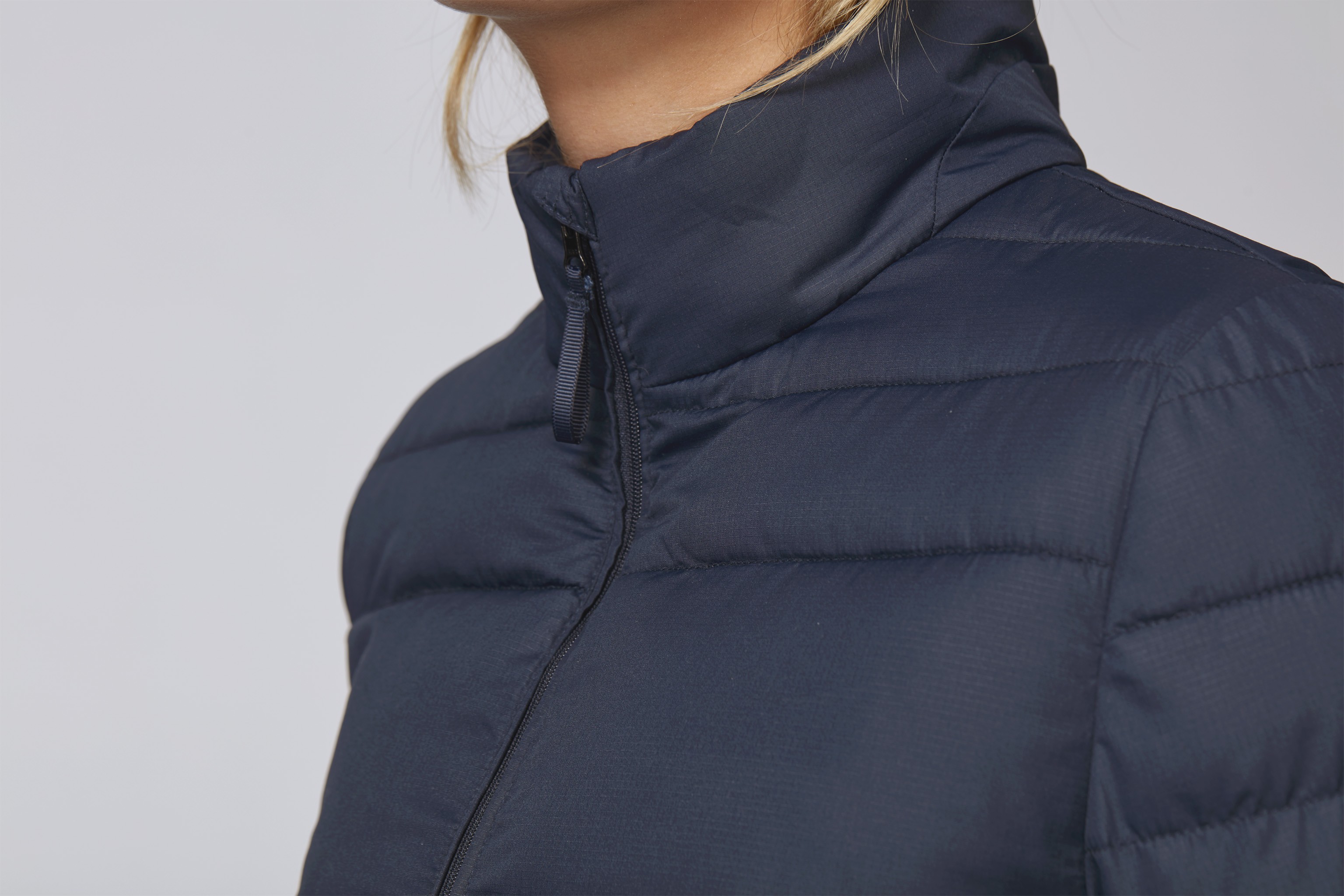 Veste doudoune polyester recyclé/elastomultiester -