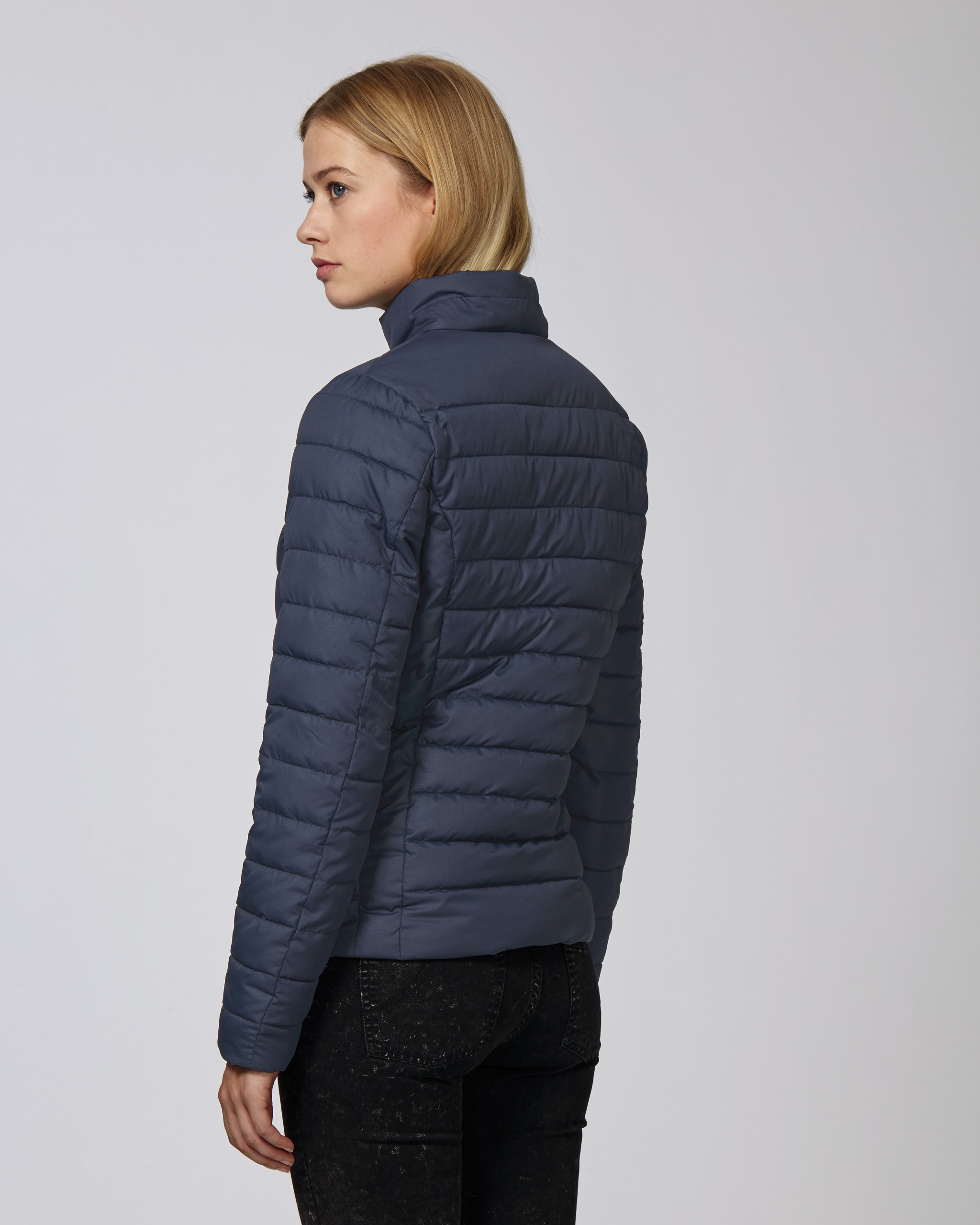 Veste doudoune polyester recyclé/elastomultiester -