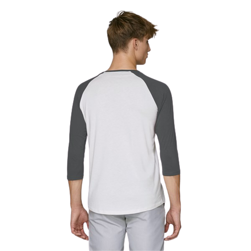 T-shirt manches constrastées unisexe en coton bio - 4