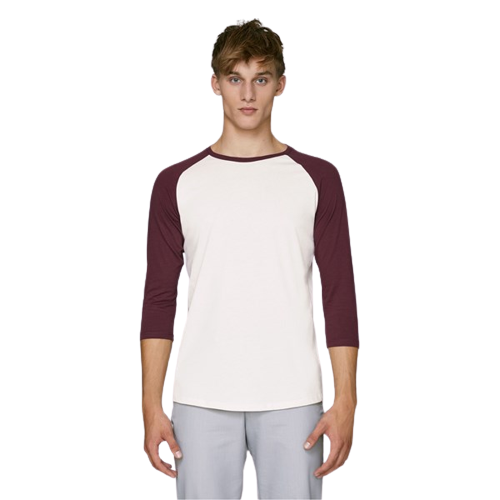 T-shirt manches constrastées unisexe en coton bio - 5