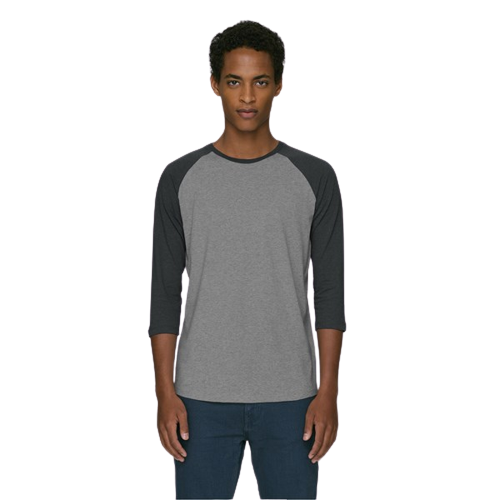 T-shirt manches constrastées unisexe en coton bio - 8