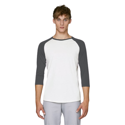 T-shirt manches constrastées unisexe en coton bio