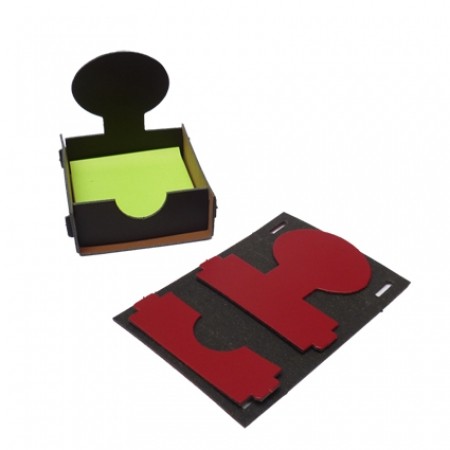 Porte-Notes "Arbre" cuir recyclé - Made In France -