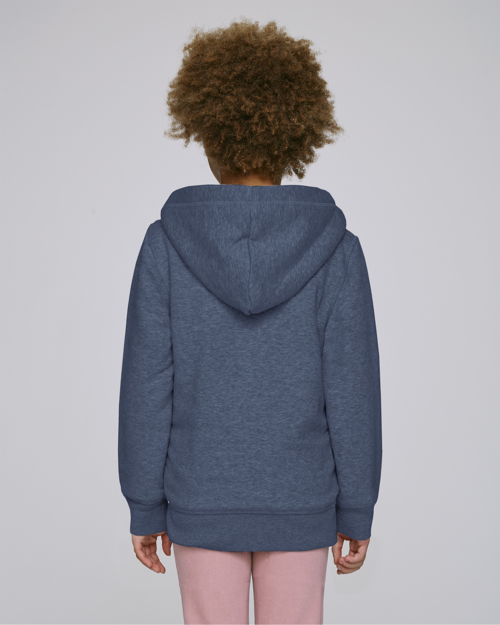Sweat-shirt à capuche zippé avec doublure enfant -